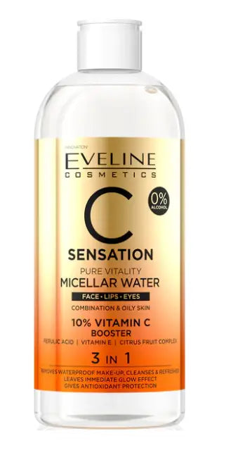 EVELINE VITAMIN C SENSATION 3IN1 MICELLAR WATER 400ML
