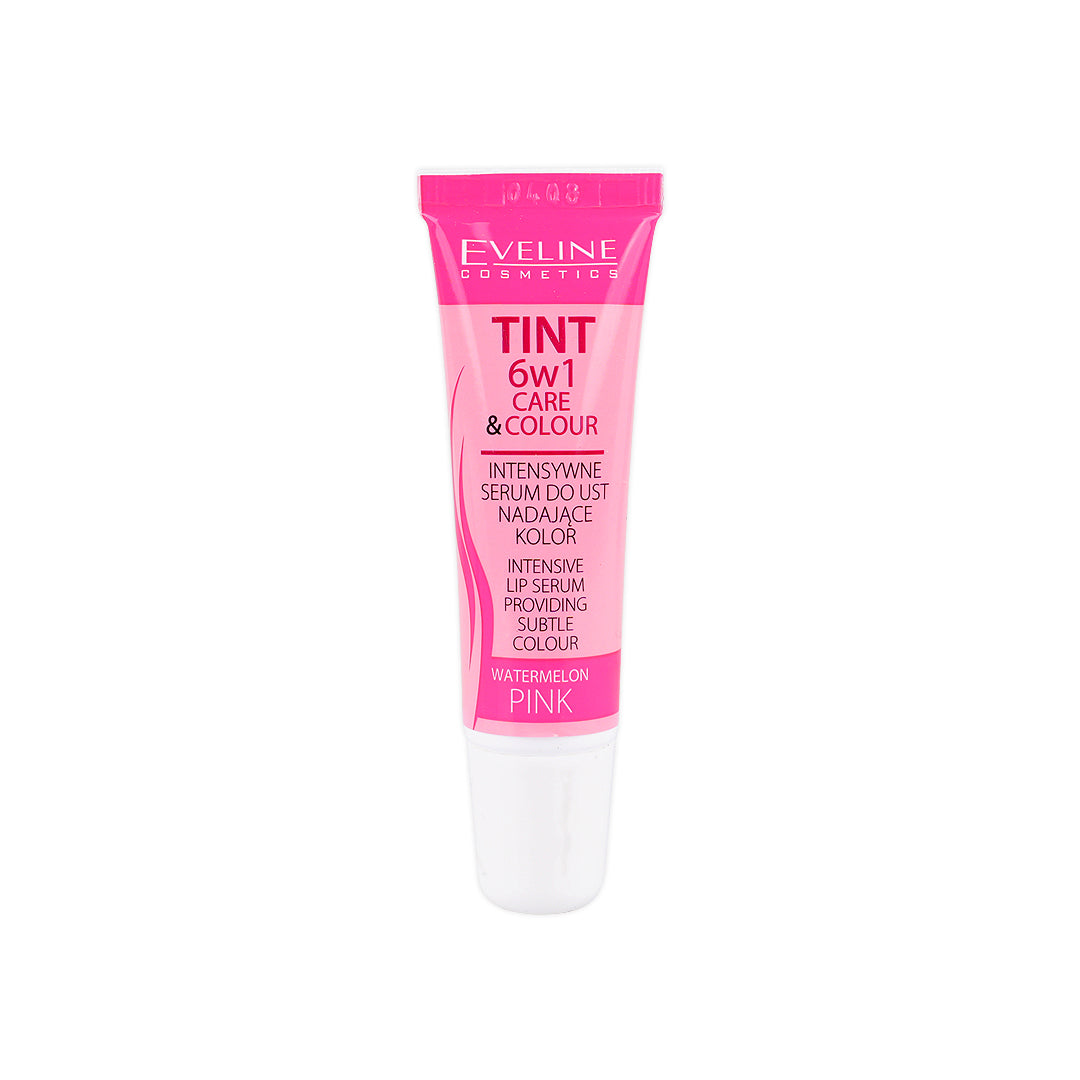 EVELINE LIP SERUM PINK TINT 6IN1 CARE & COLOUR 12ML