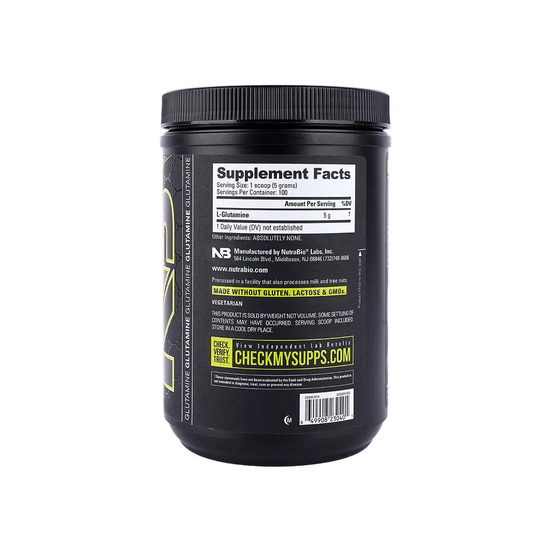 48345-Nutrabio Glutamine 500g +2