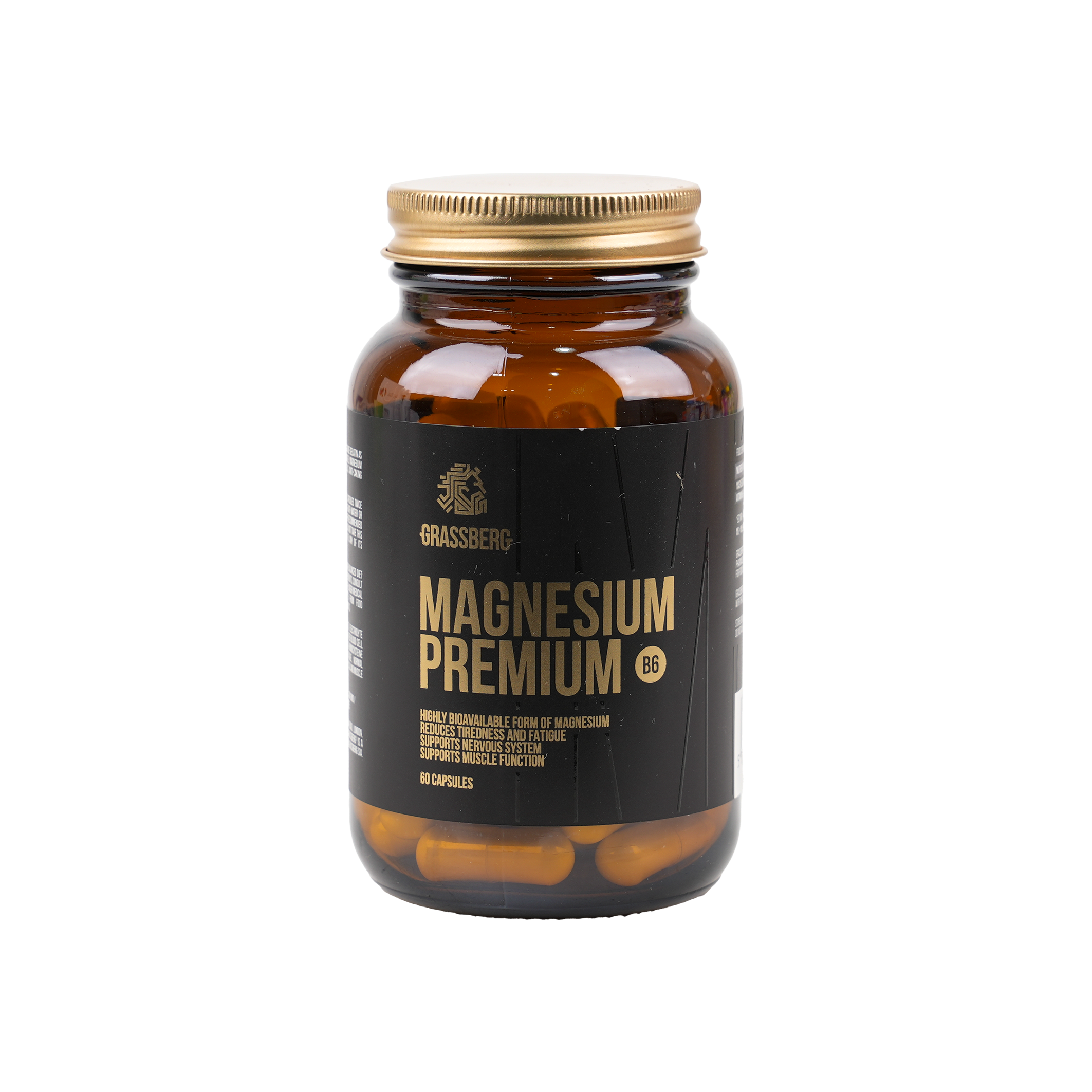 GRASSBERG MAGNESIUM PREMIUM B6 60 CAPSULES