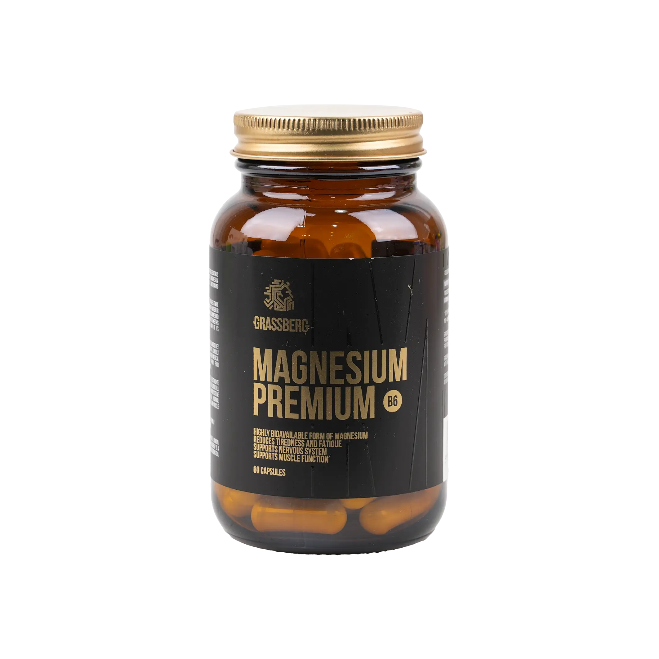 GRASSBERG MAGNESIUM PREMIUM B6 60 CAPSULES