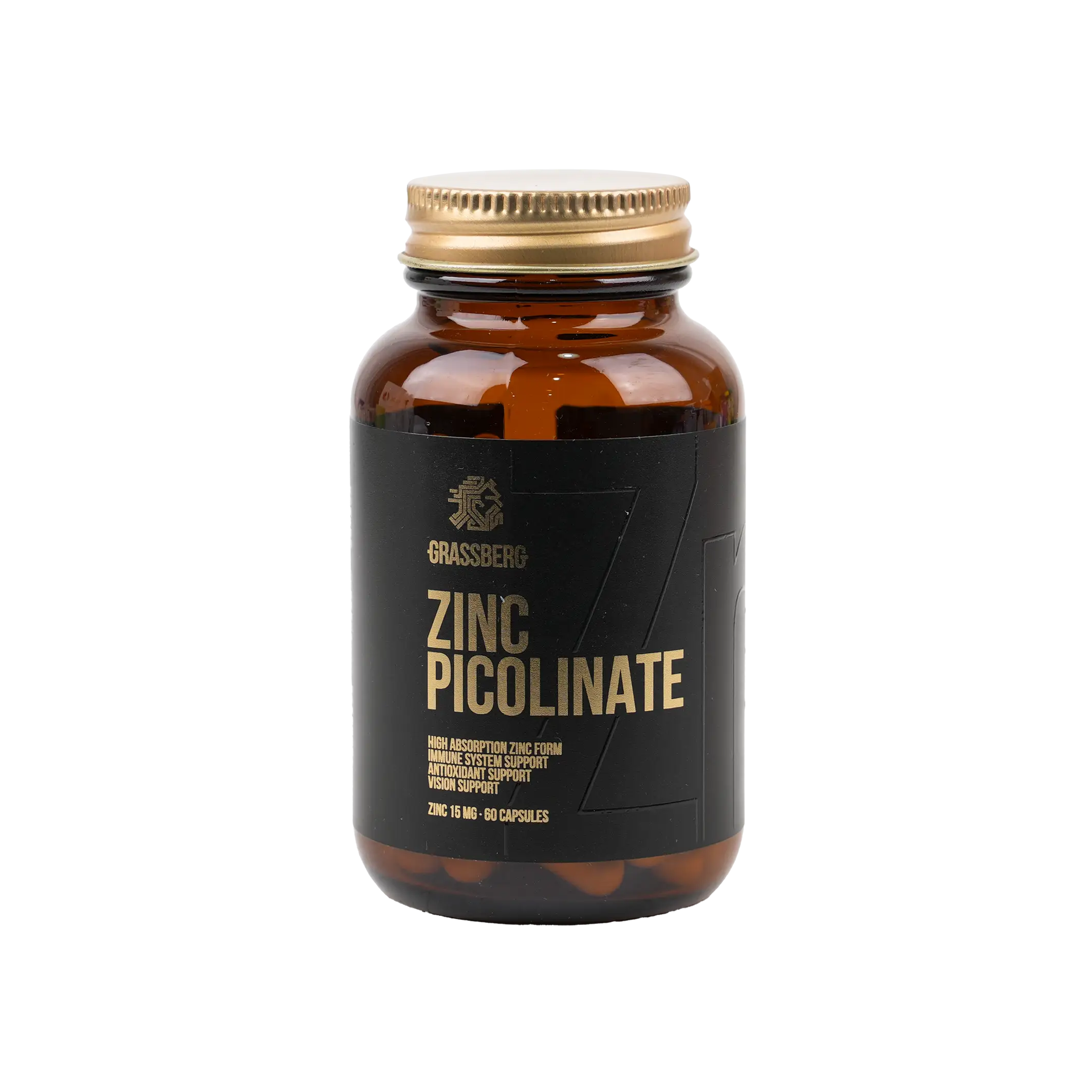 GRASSBERG ZINC PICOLINATE 15MG 60 CAPSUELS