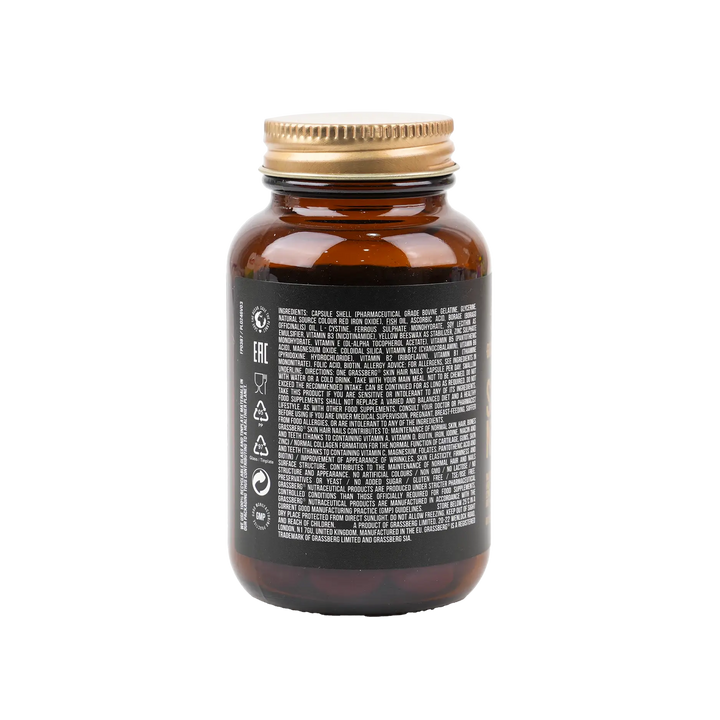 48350-Grassberg Skin Hair Nails 60 Capsules +2