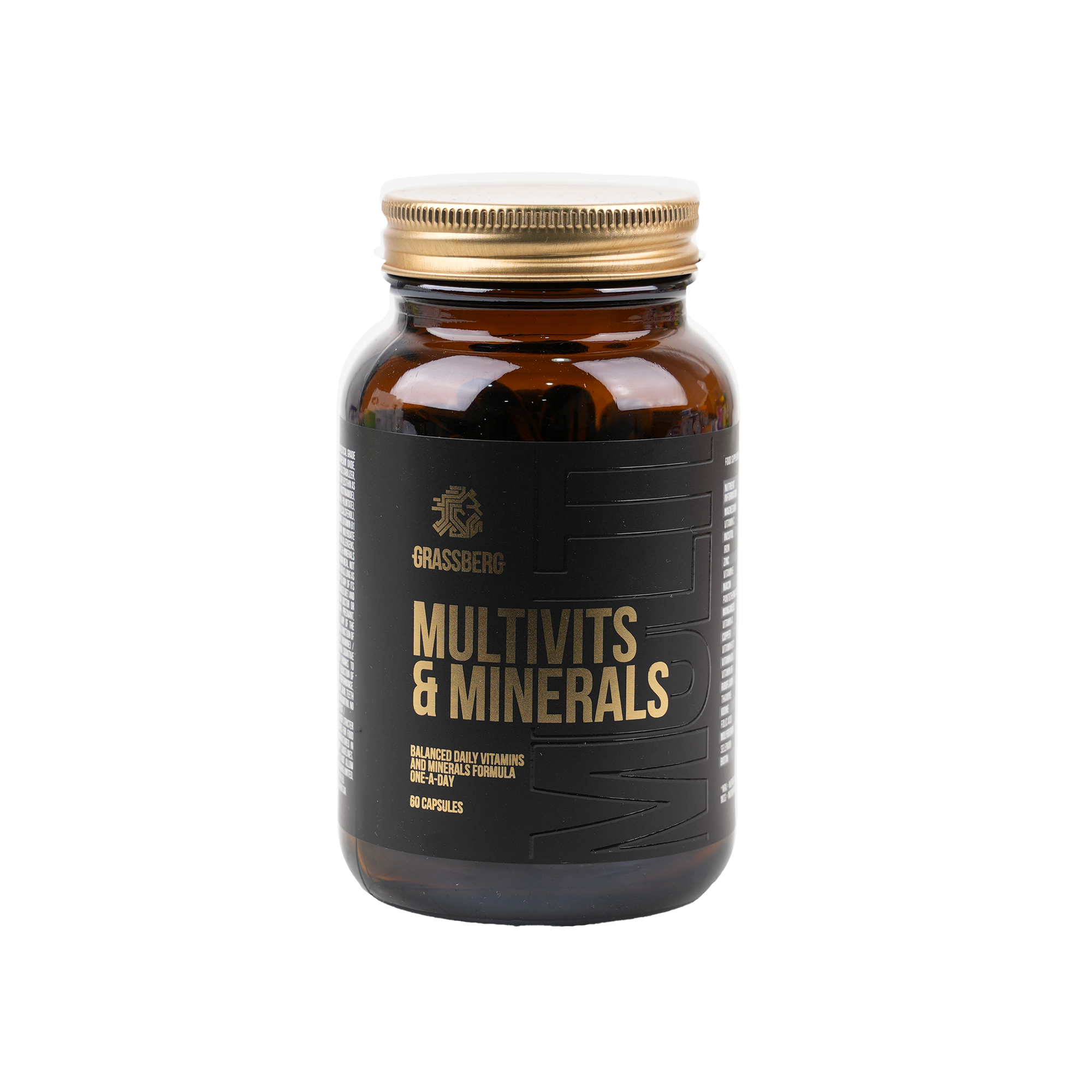 GRASSBERG MULTIVITS & MINERALS 60 CAPSULES