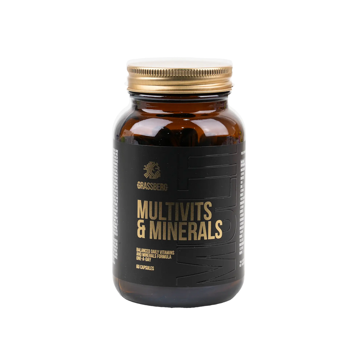 48351-Grassberg Multivits & Minerals 60 Capsules