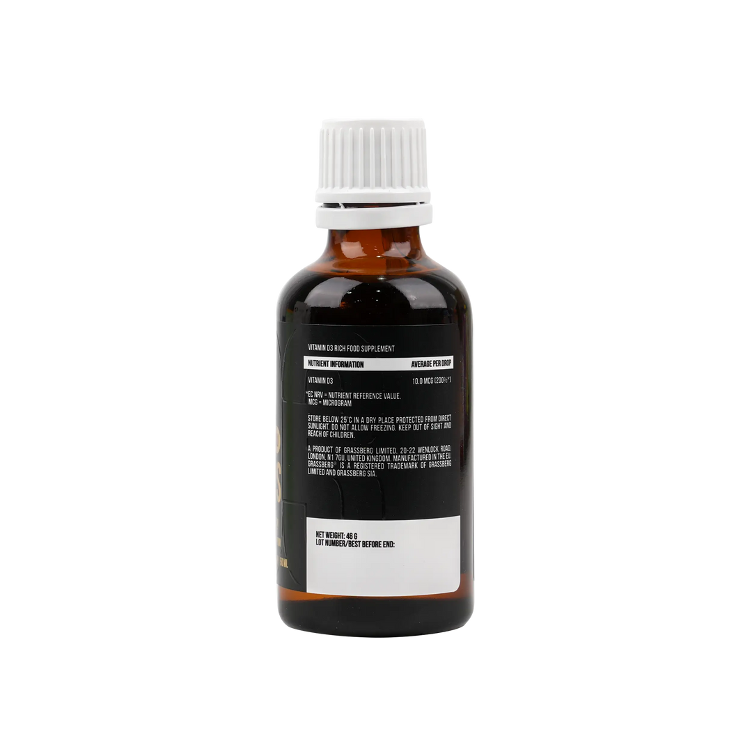 48352-Grassberg Vitamin D3 400Iu Drops 50Ml +3