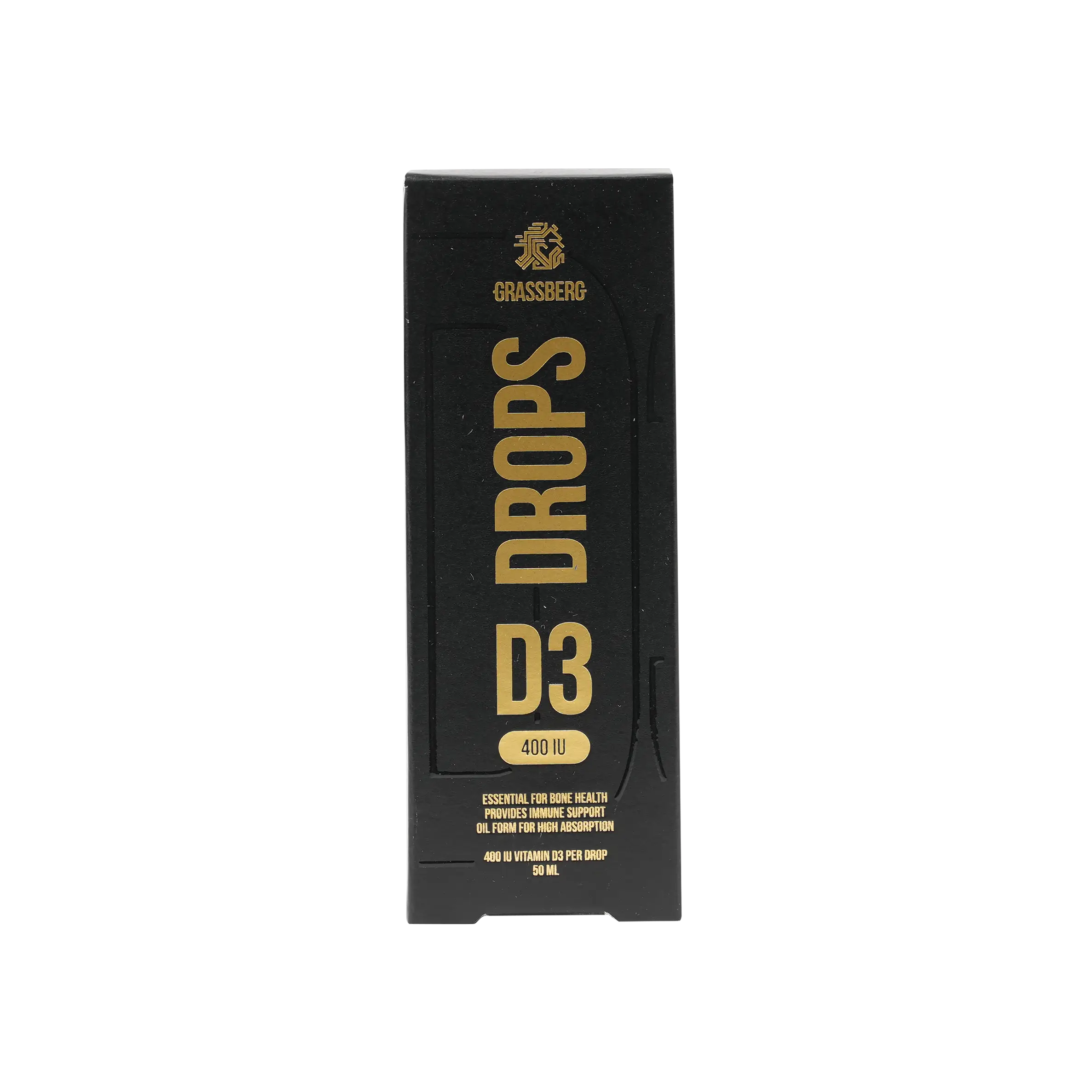 GRASSBERG VITAMIN D3 400IU DROPS 50ML
