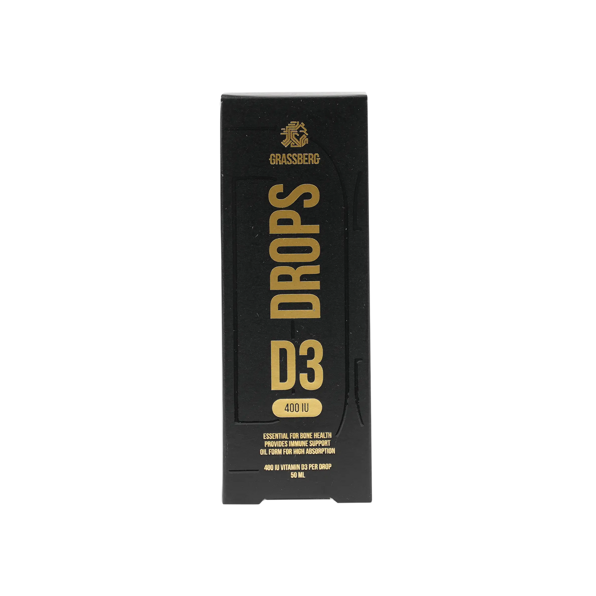 48352-Grassberg Vitamin D3 400Iu Drops 50Ml
