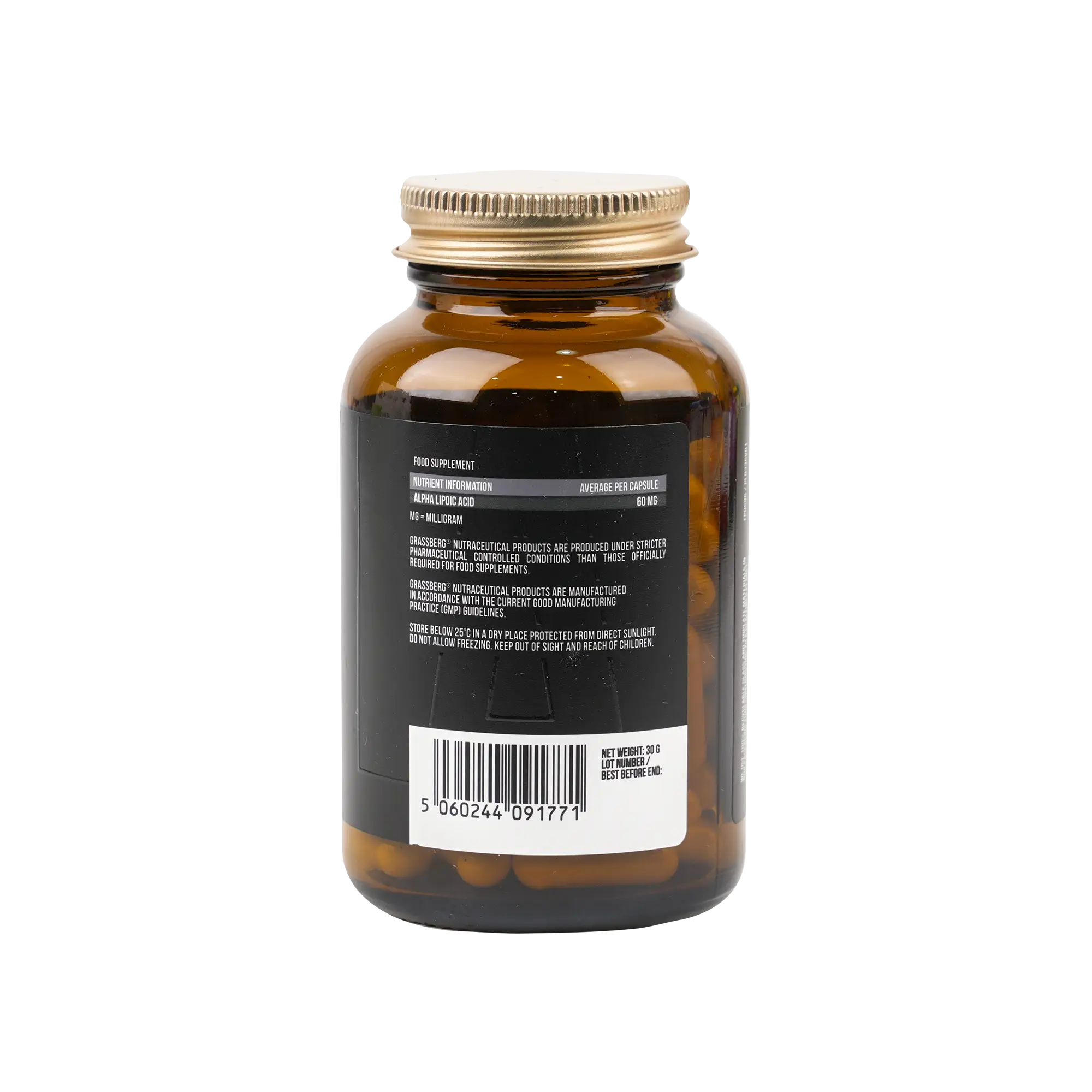 GRASSBERG ALPHA LIPOIC ACID 60MG 60 CAPSULES
