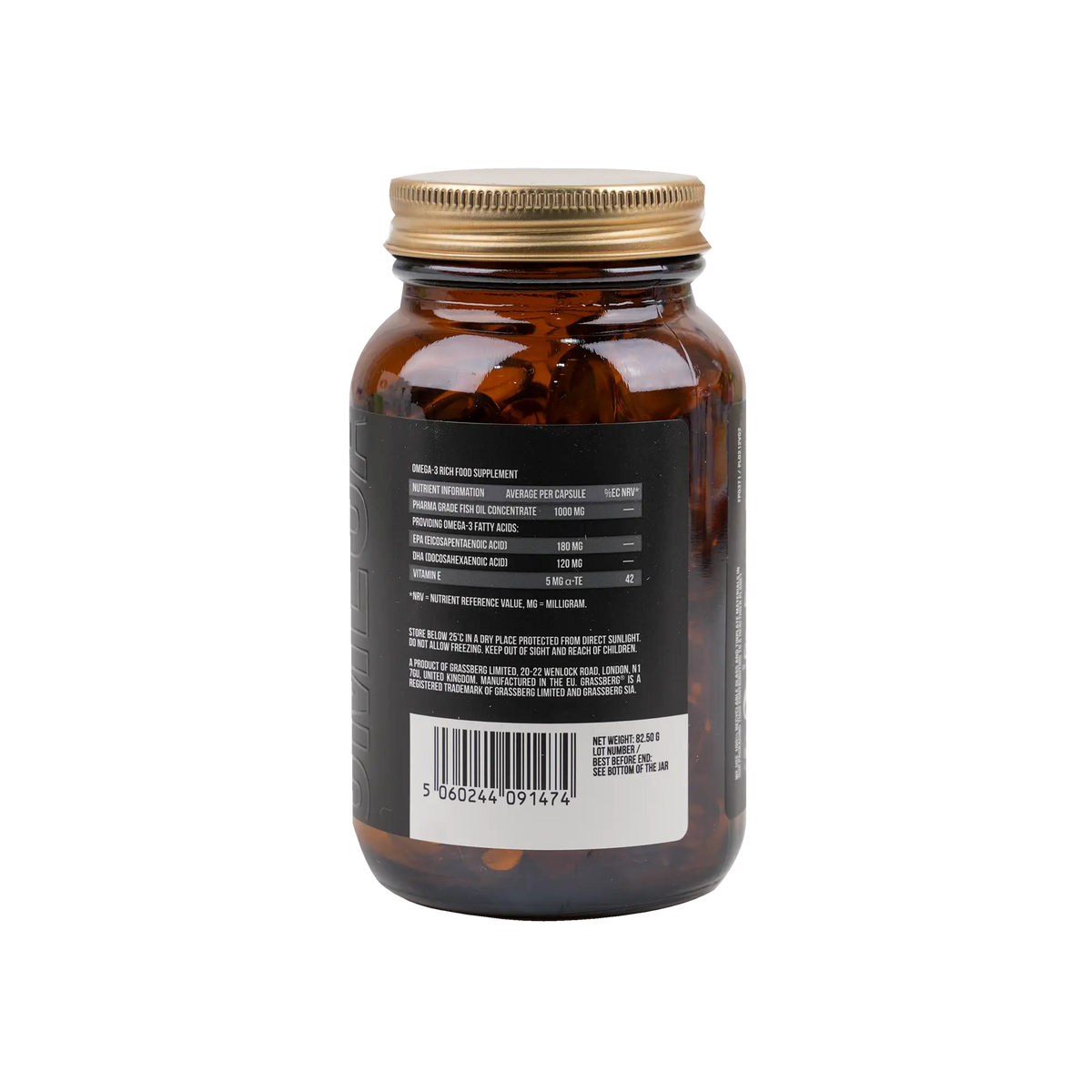 48355-Grassberg Omega-3 Value 1000Mg 60 Capsules +1