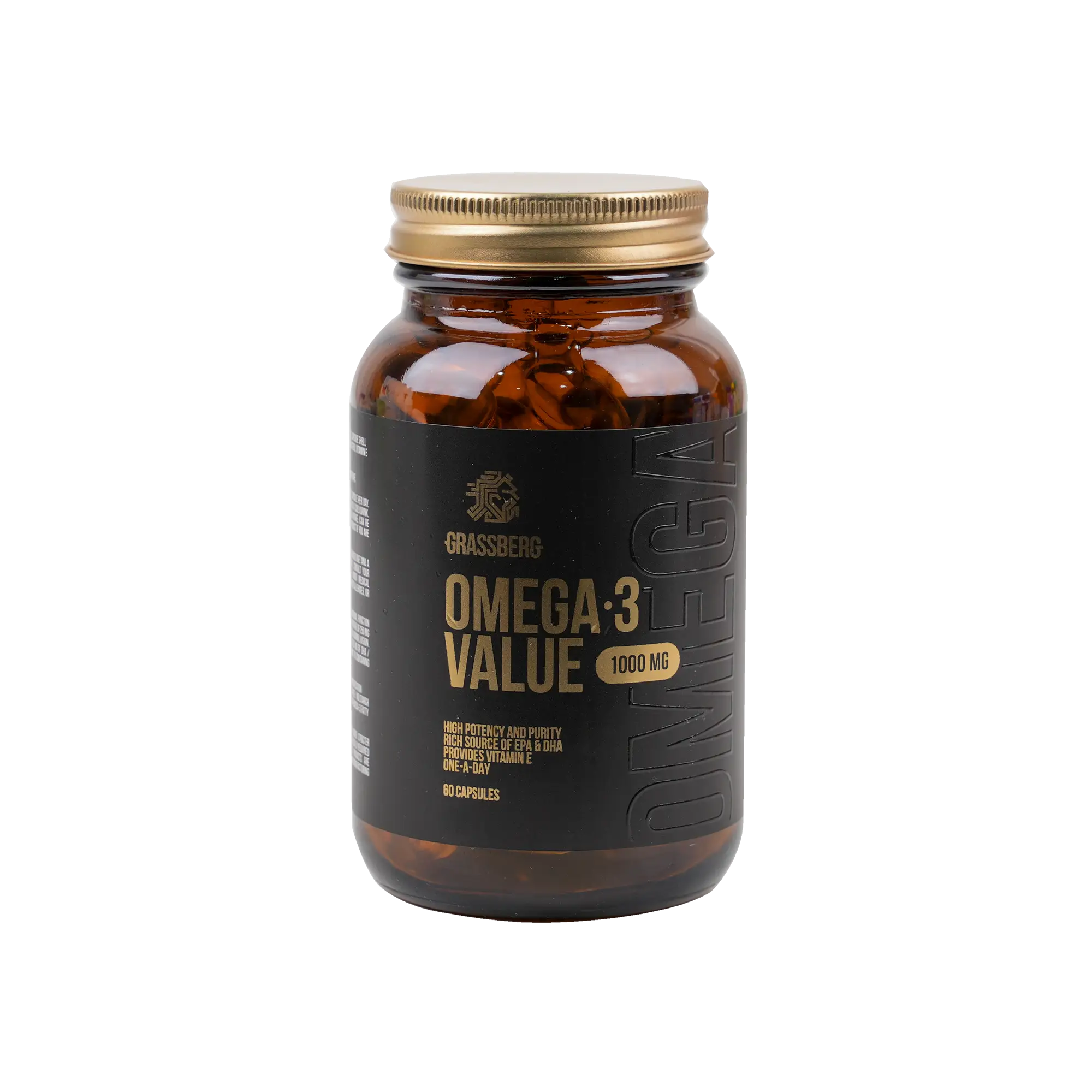 GRASSBERG OMEGA-3 VALUE 1000MG 60 CAPSULES
