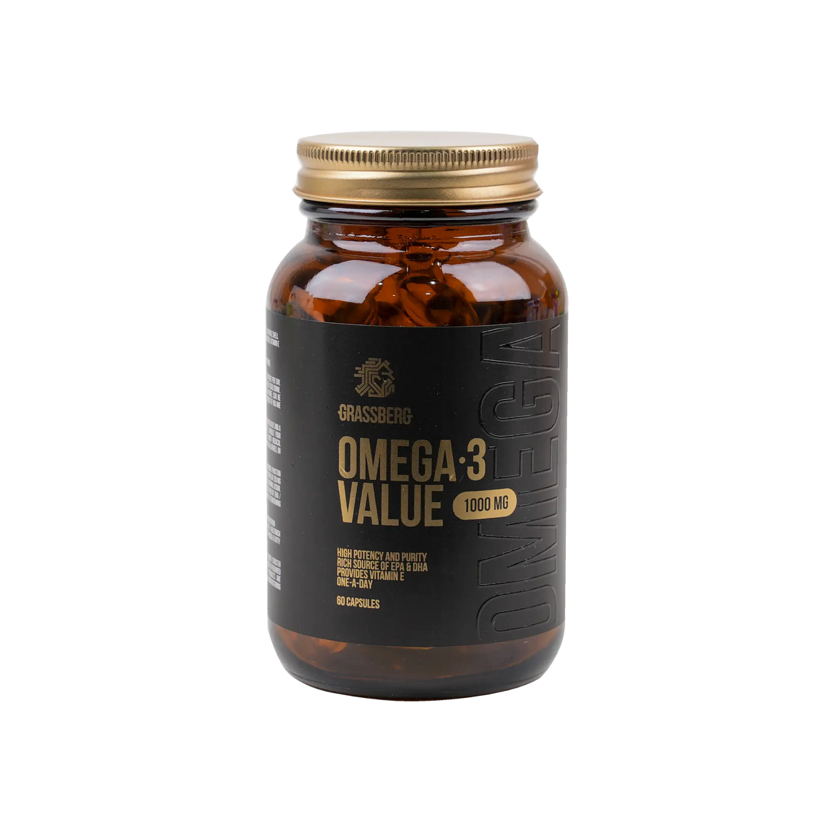 48355-Grassberg Omega-3 Value 1000Mg 60 Capsules