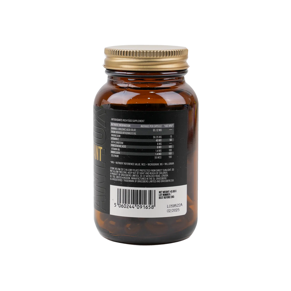 48360-Grassberg Antioxidant Defence 60 Capsules +1