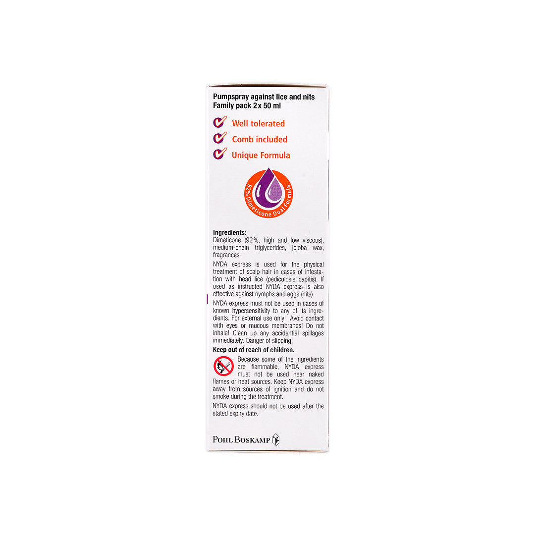Nyda Express Lice Spray 2X50Ml ( Double Pack) +4