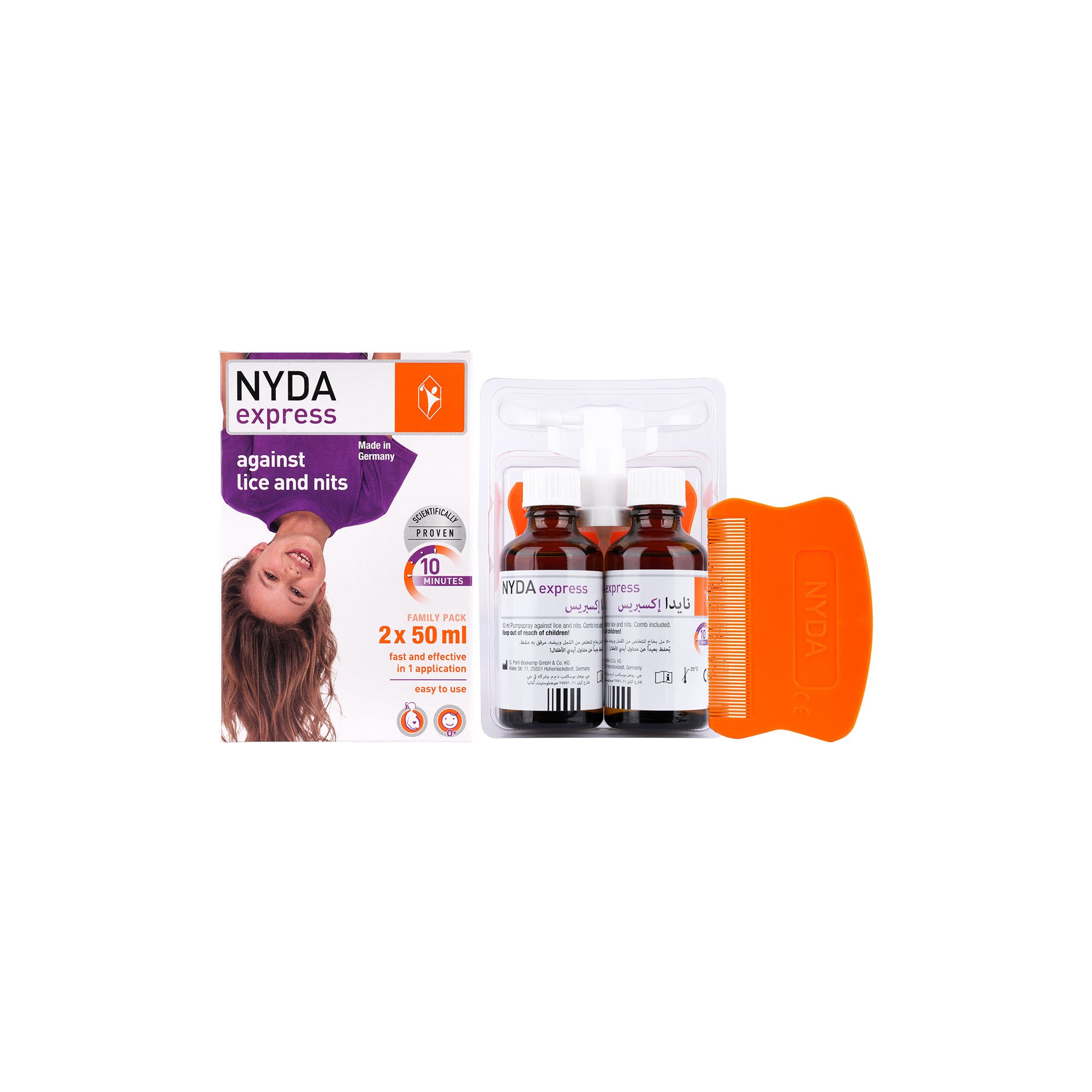 48376-Nyda Express Lice Spray 2X50Ml ( Double Pack)