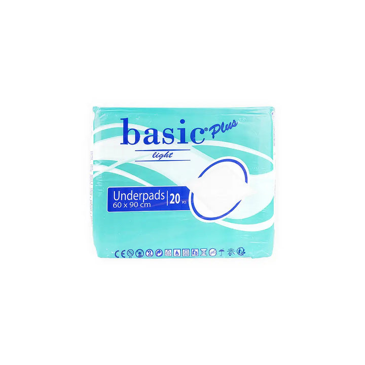 48381-Basic Plus Traversa Under Pads 60X90cm 20Pcs