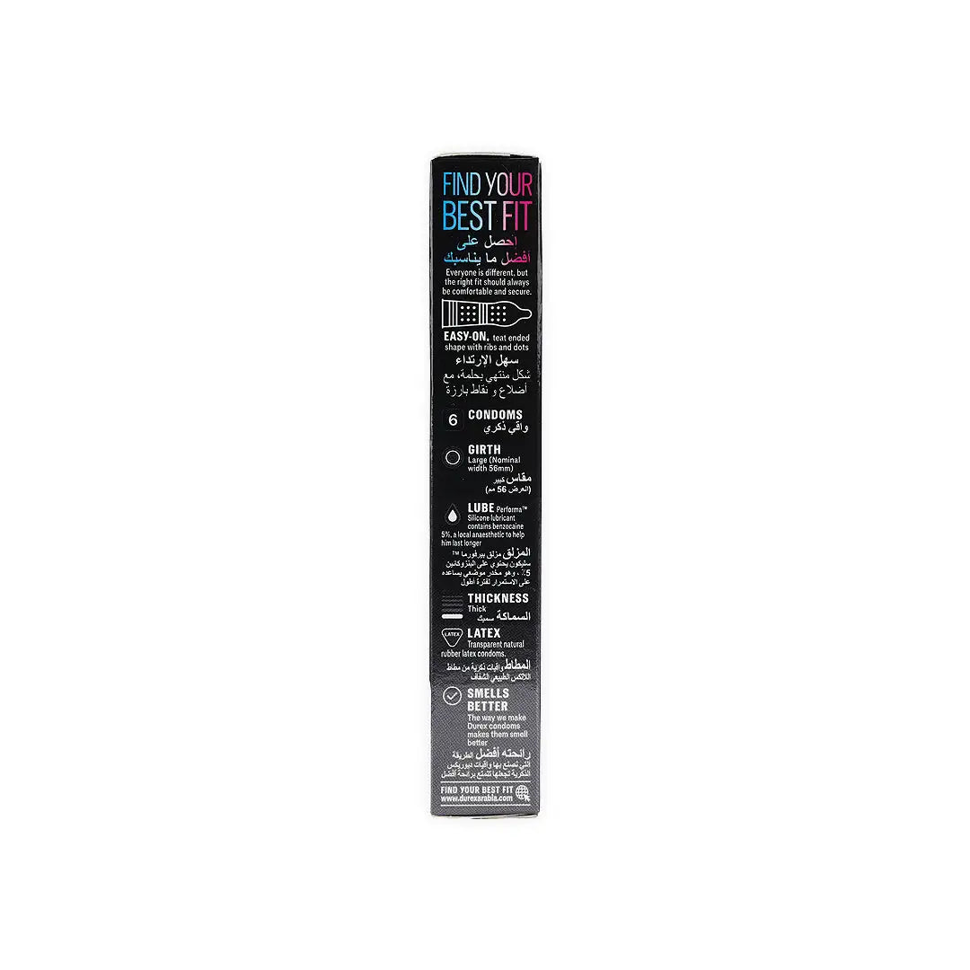 48383-Durex Condom Mutual Pleasure 6Pcs +6