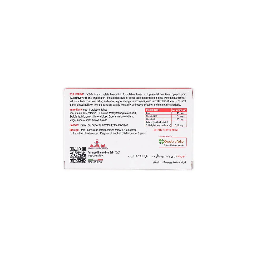 FOR FERRO THE BLOOD BUILDER 30 TABLETS