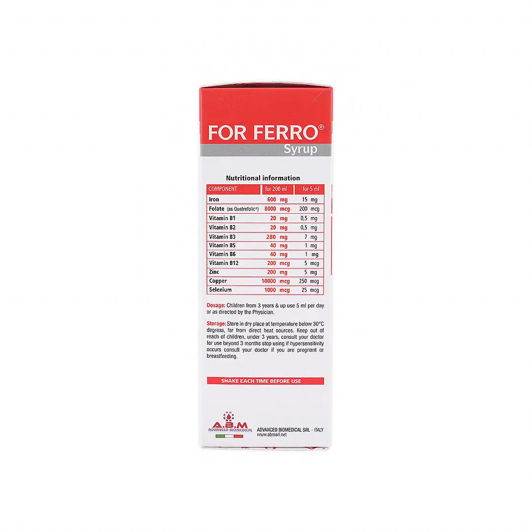 FOR FERRO THE BLOOD BUILDER SYRUP 200 ML