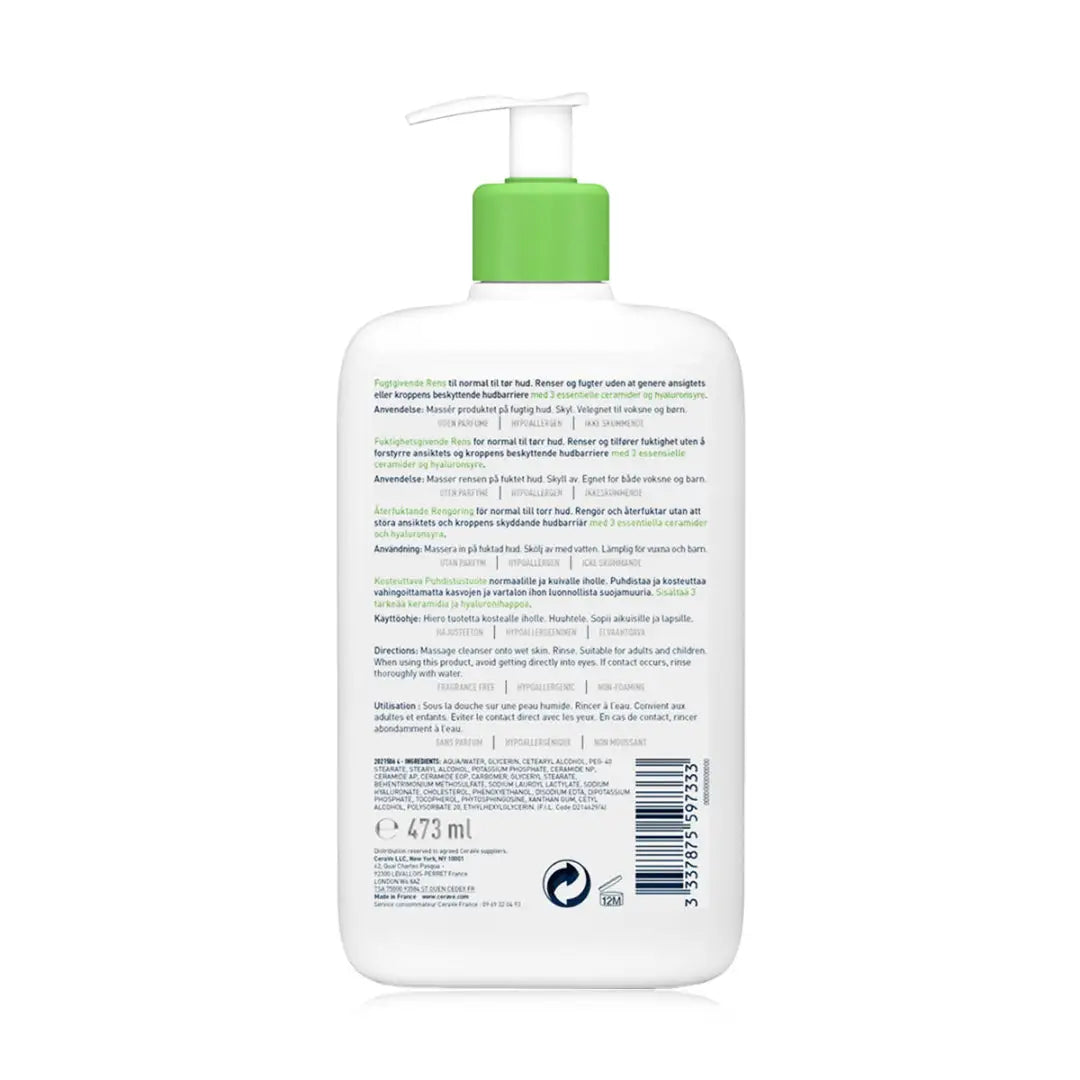 CERAVE HYDRATING CLEANSER 473ML