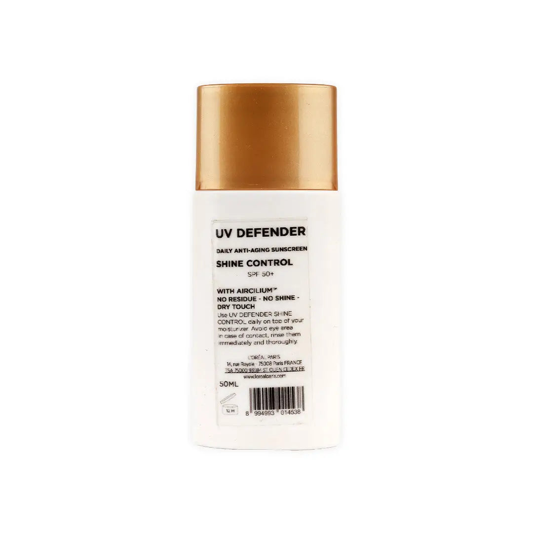 L_oreal UV Defender Spf50_ Shine Control Sunscreen 50ml