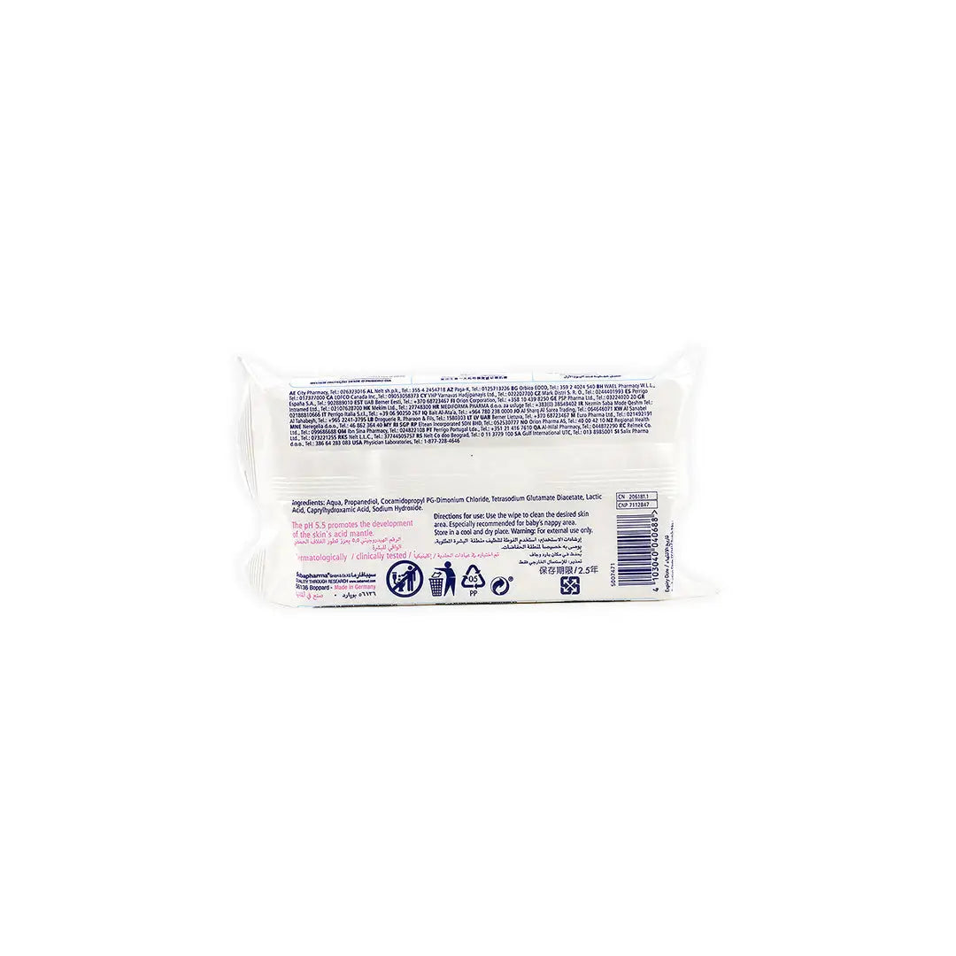 48423-Sebamed Baby Cleansing Wipes With 99% Water 60Pcs +3