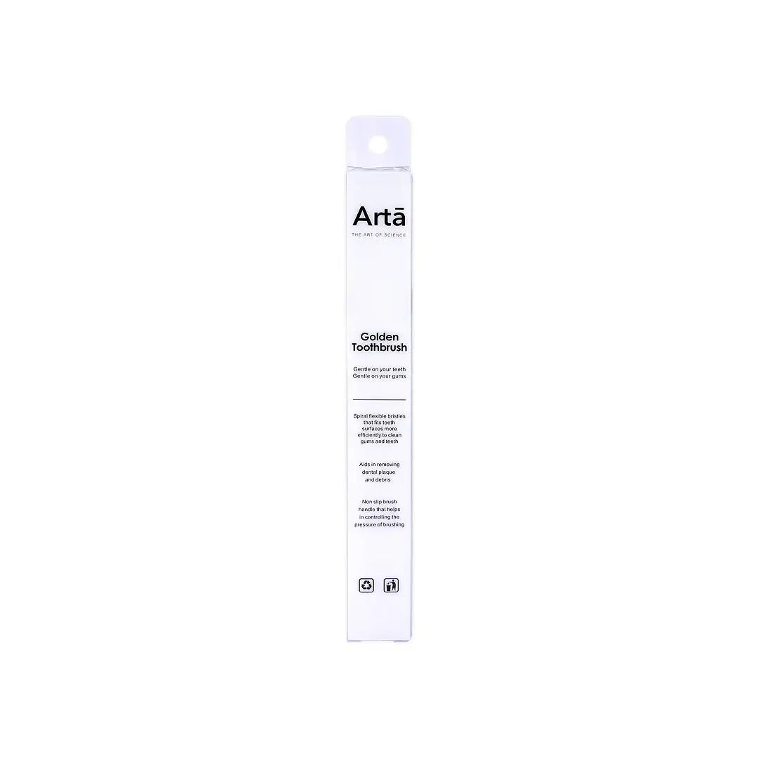 48431-Arta Toothbrush Golden Ultra Soft-White +3