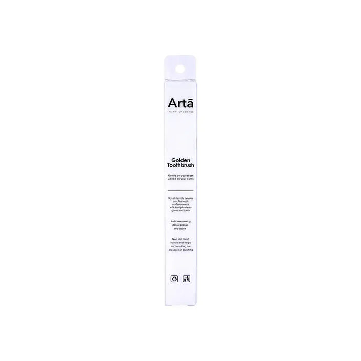 48431-Arta Toothbrush Golden Ultra Soft-White +3