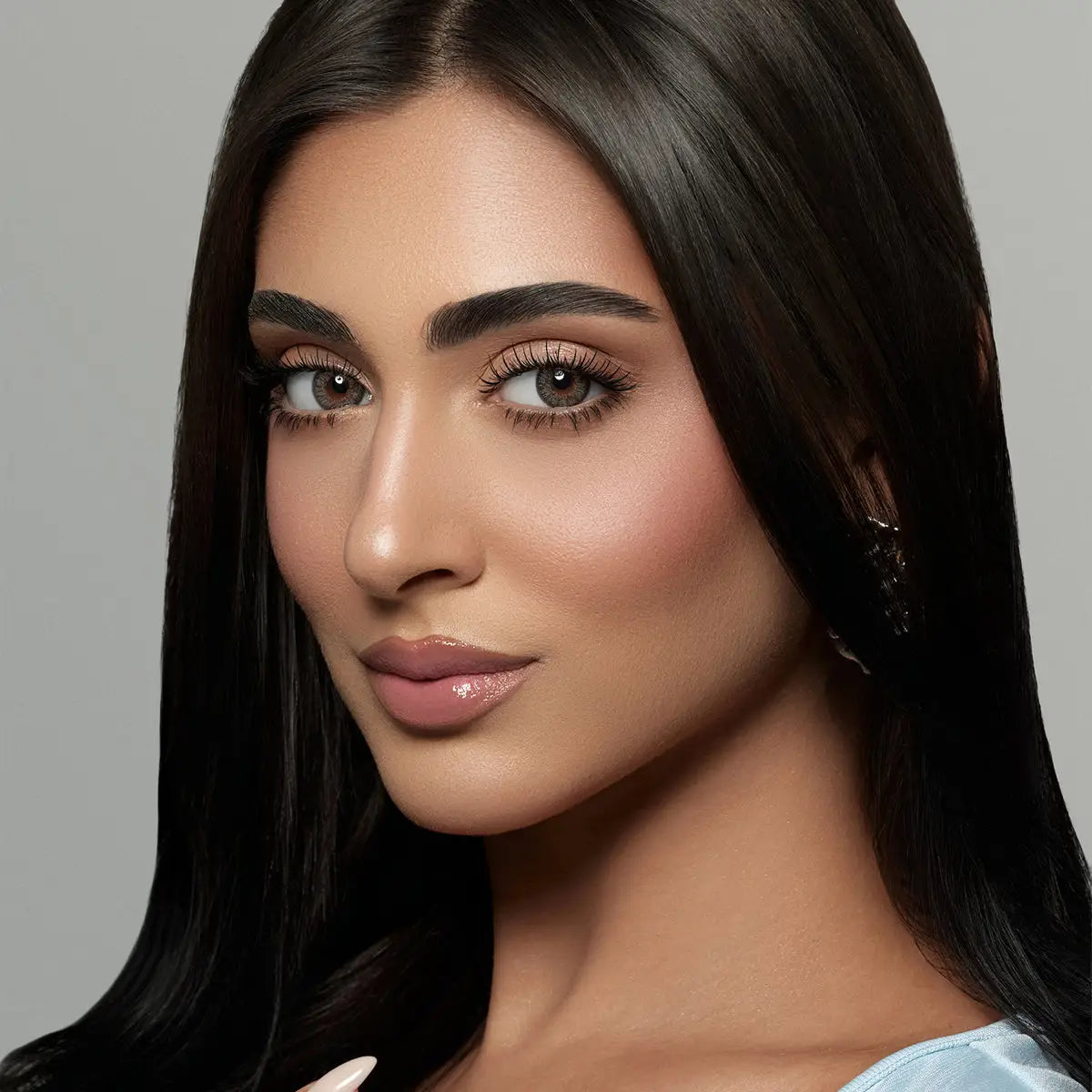 48440-Amara One Day Color 10 Contact Lenses - Gray +1