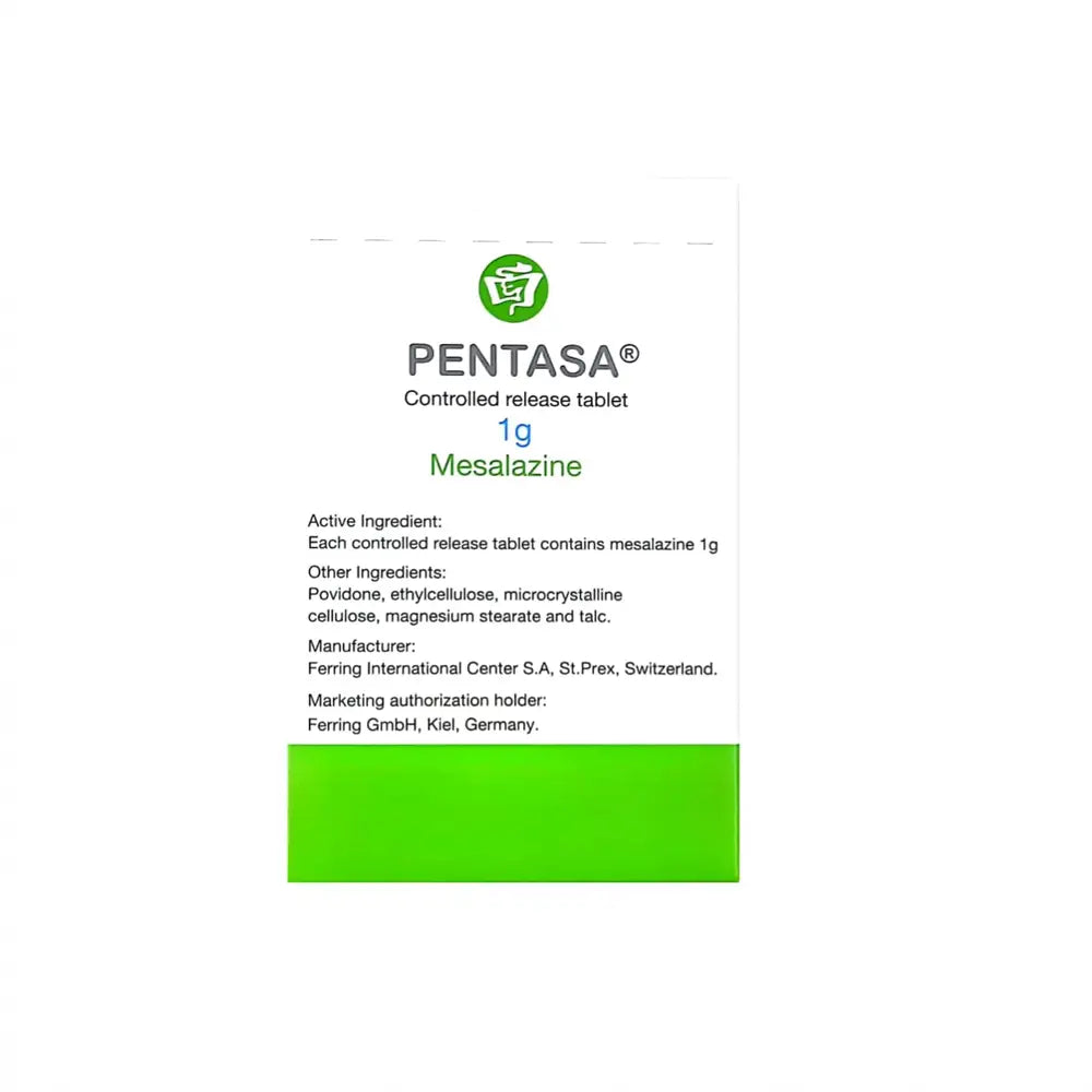 PENTASA 1GM 60 TABLETS