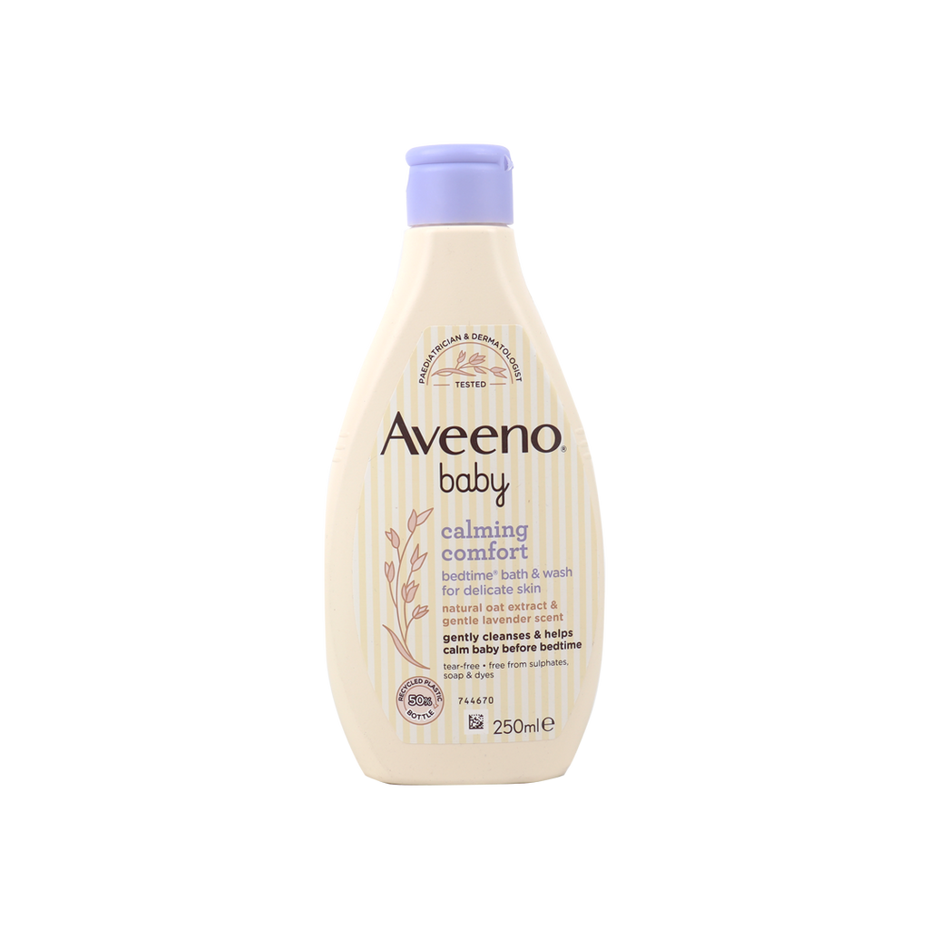 AVEENO BABY CALMING COMFORT BEDTIME BATH & WASH 250ML