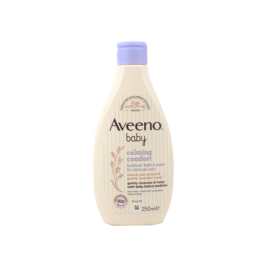 AVEENO BABY CALMING COMFORT BEDTIME BATH & WASH 250ML