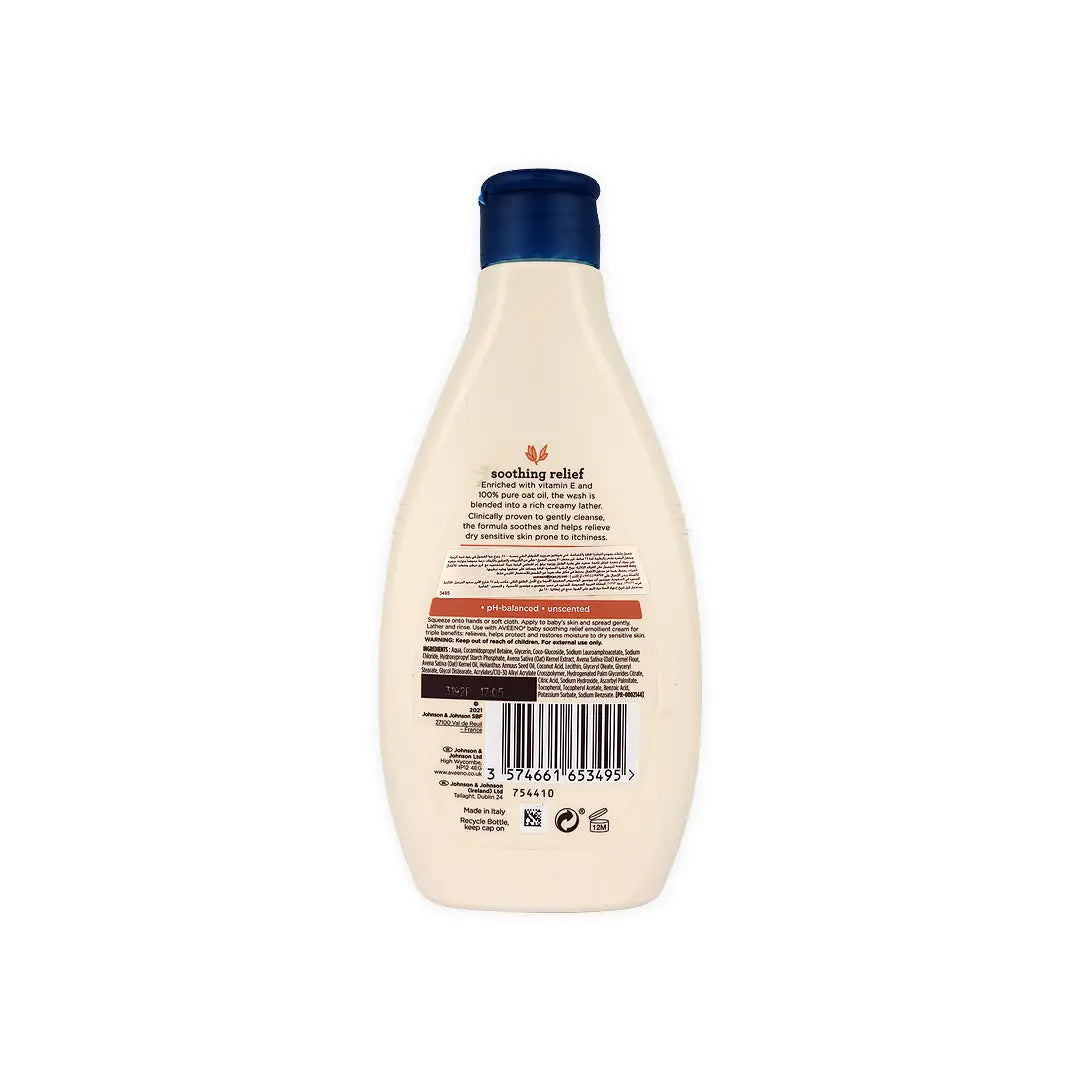 48449-Aveeno Baby Soothing Relief Emollient Wash 250Ml +1