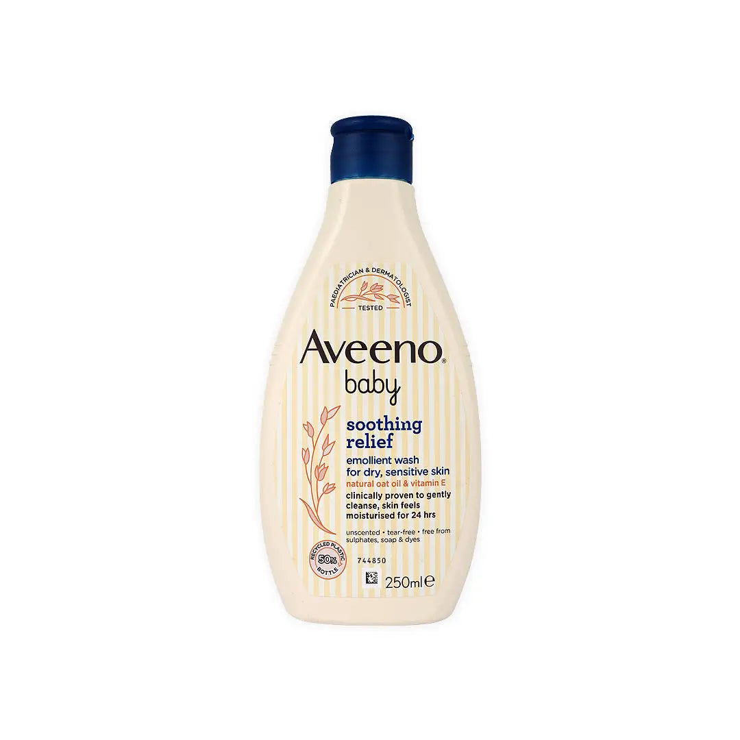 48449-Aveeno Baby Soothing Relief Emollient Wash 250Ml