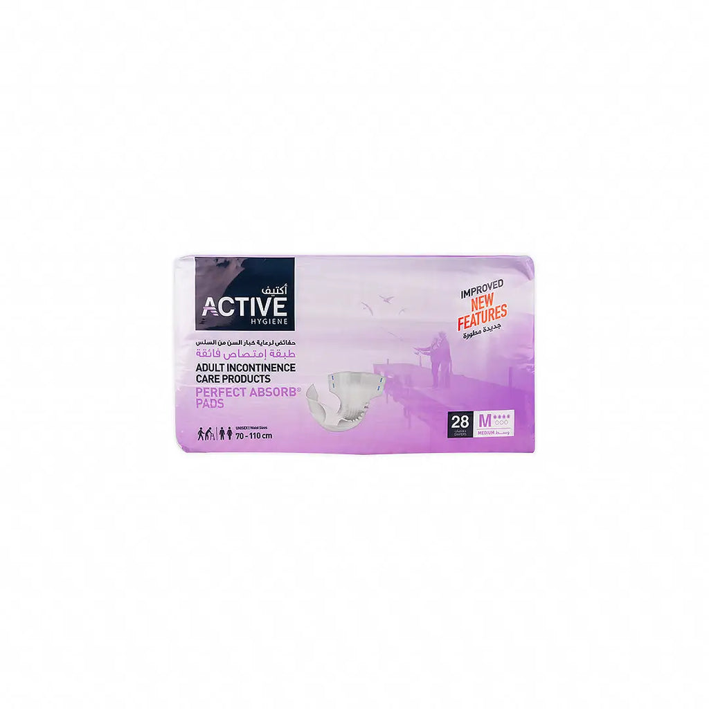 Active Hygiene Diapers 70-110cm 28Pcs-M