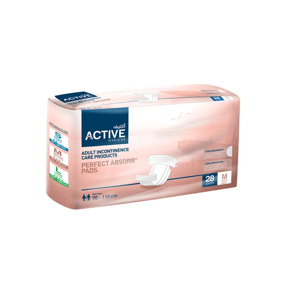 Active Hygiene Diapers 70-110cm 28Pcs-M