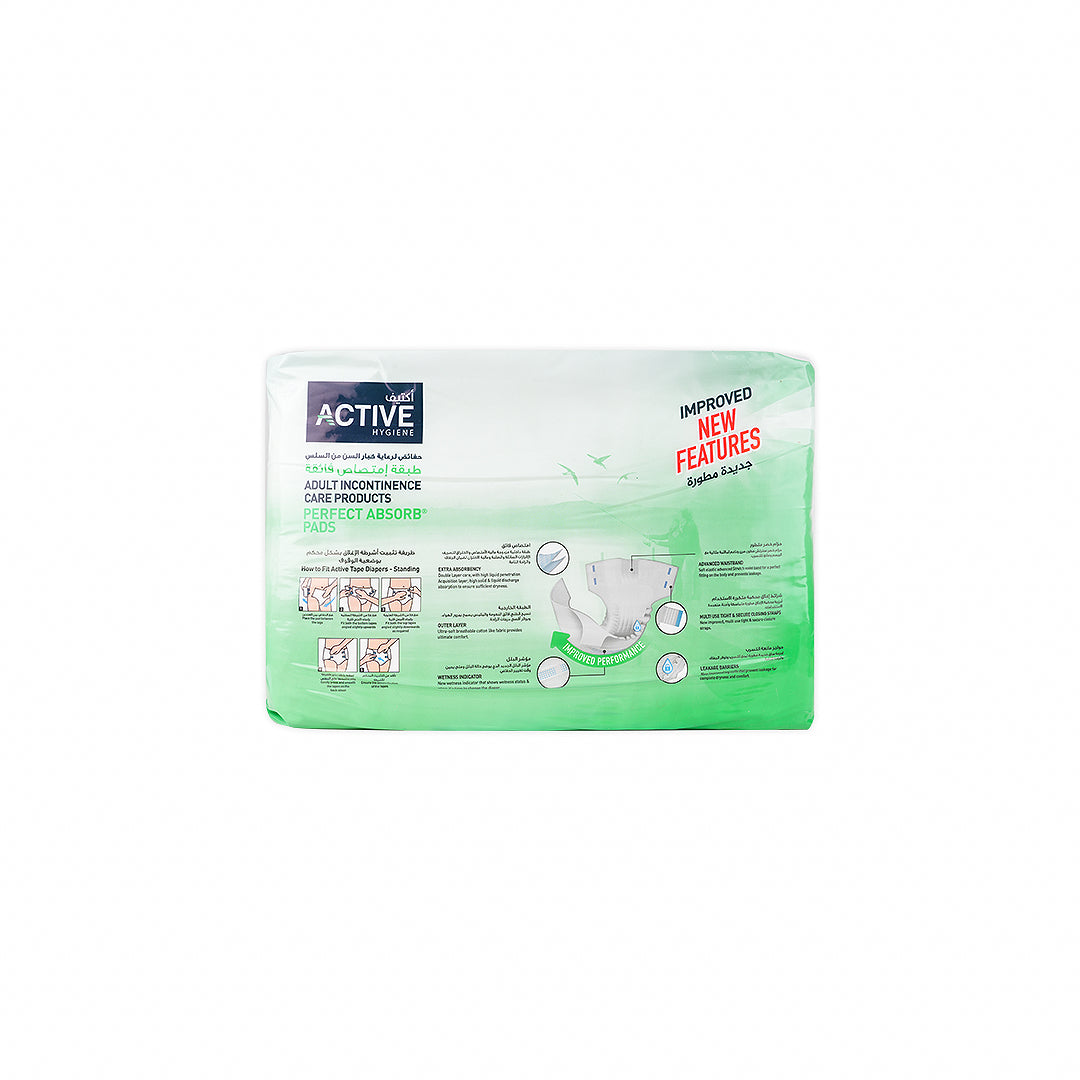 Active Hygiene Diapers 100-150cm 24Pcs-L