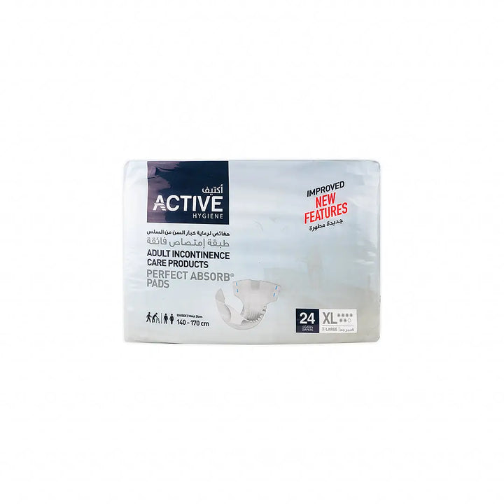 48460-Active Hygiene Diapers 140-170cm 24Pcs-XL