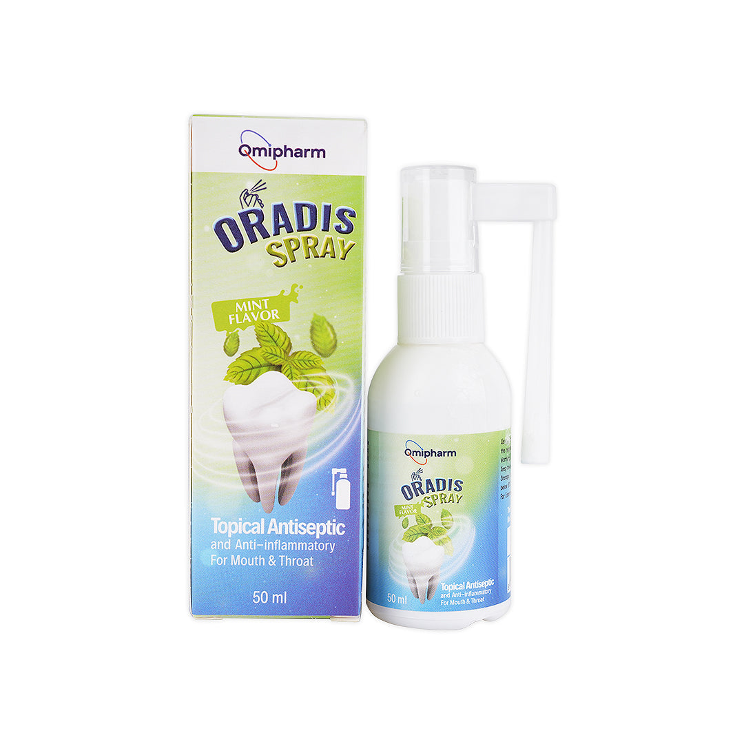 ORADIS TOPICAL ANTISEPTIC SPRAY 50ML