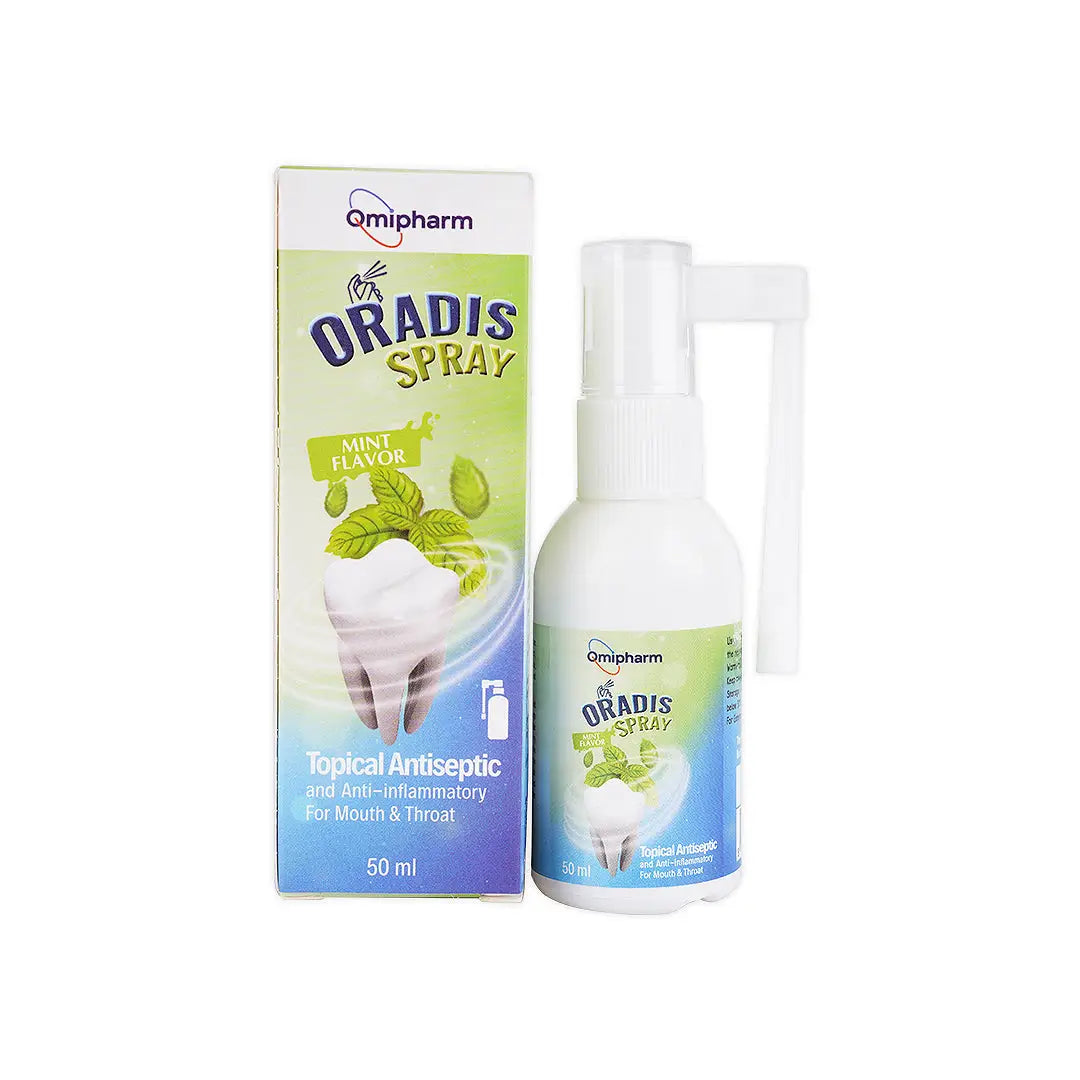 48465-Oradis Topical Antiseptic Spray 50Ml +1