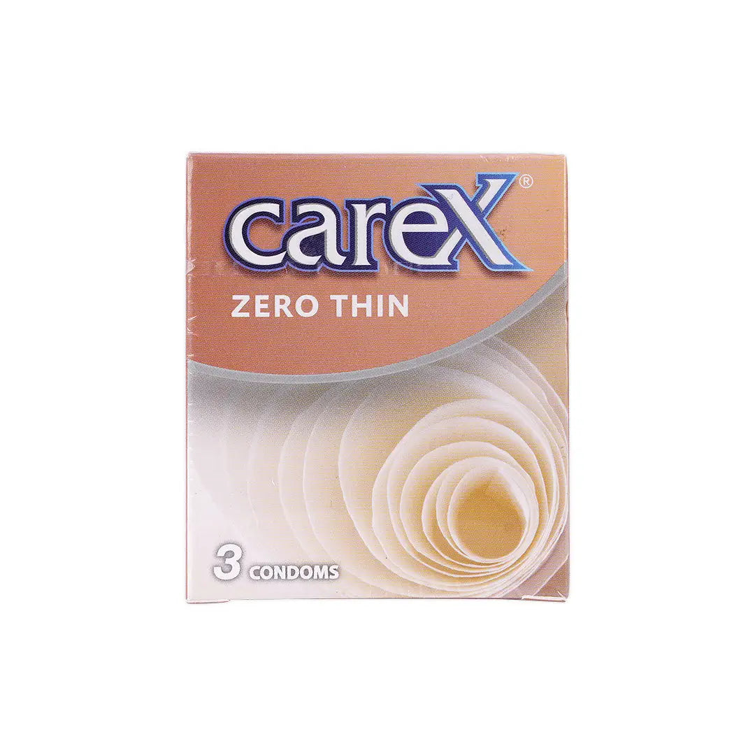 48706-Carex Zero Thin Condoms 3pcs