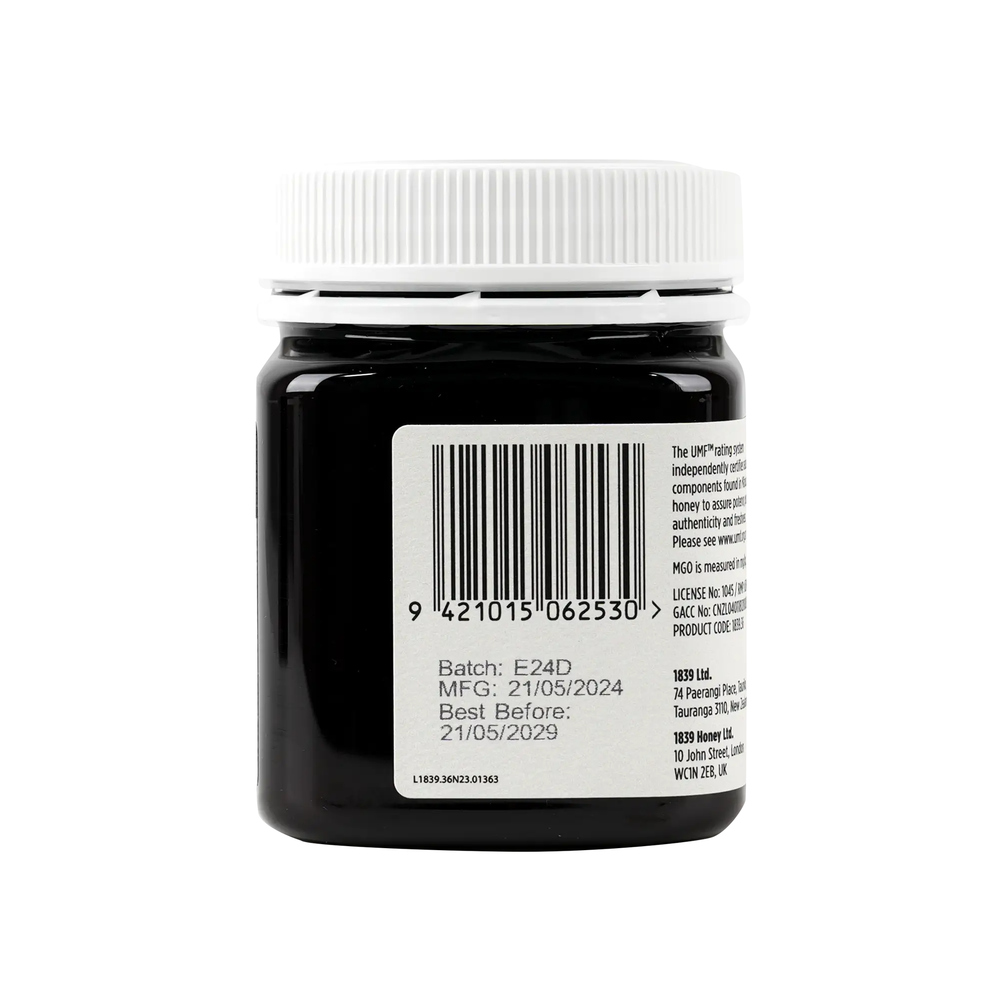 1839 Manuka Honey Premium Mgo 971+ Umf 22+ 250g