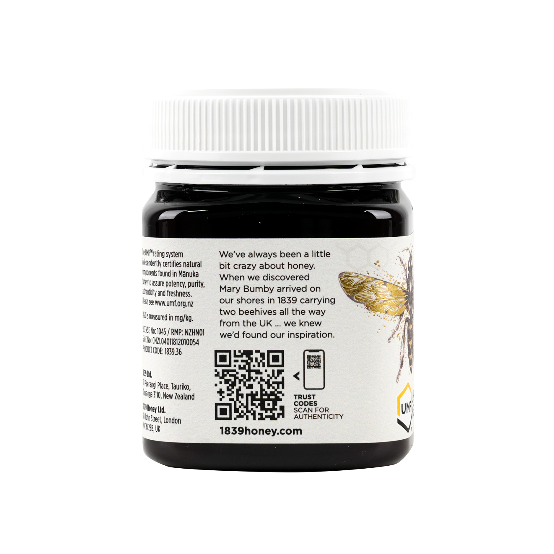 1839 Manuka Honey Premium Mgo 971+ Umf 22+ 250g