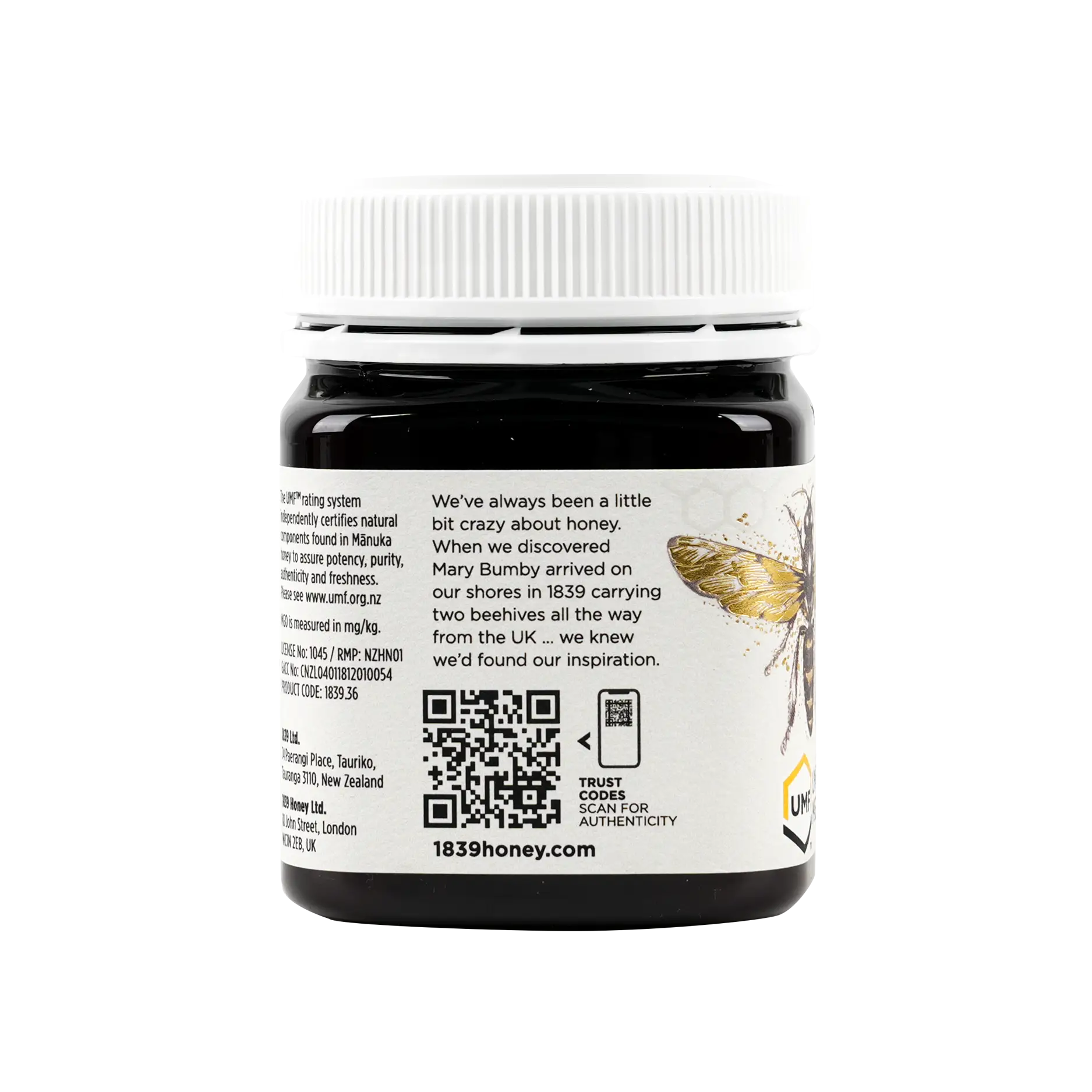 1839 Manuka Honey Premium Mgo 971+ Umf 22+ 250g