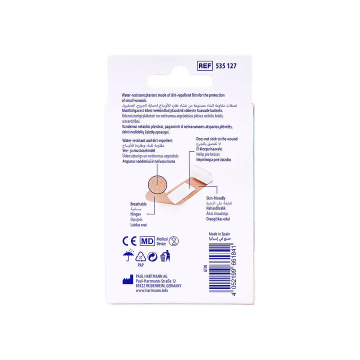 48722-Hartmann Dermaplast Water-Resistant Strips 40pcs +3