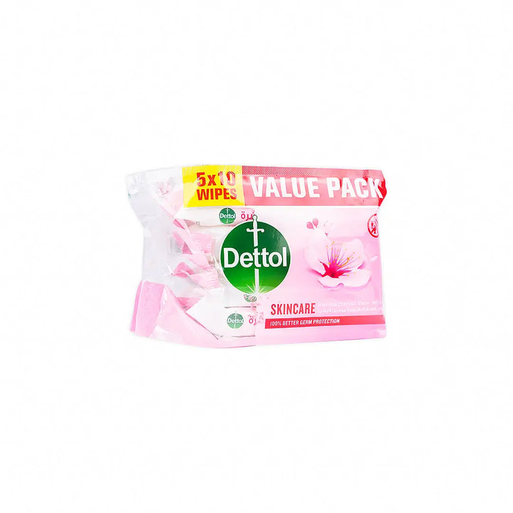 48733-Dettol Wipes 10Pcs*5-Skincare +2