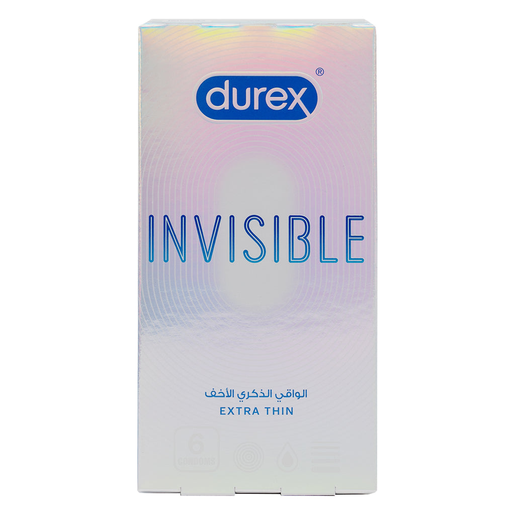 DUREX CONDOM INVISIBLE EXTRA THIN 6PCS