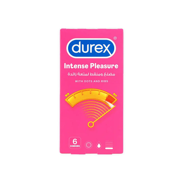 48748-Durex Condom Intense Pleasure 6 Pcs