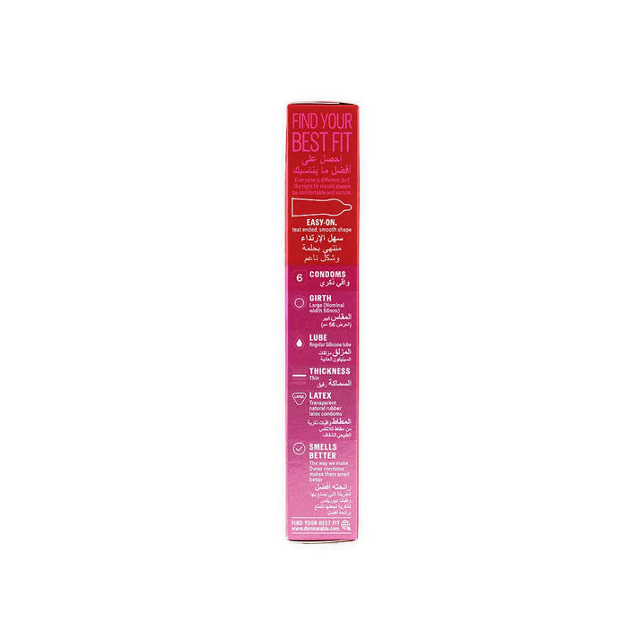 48765-Durex Condom Feel Thin 6 Pcs +2