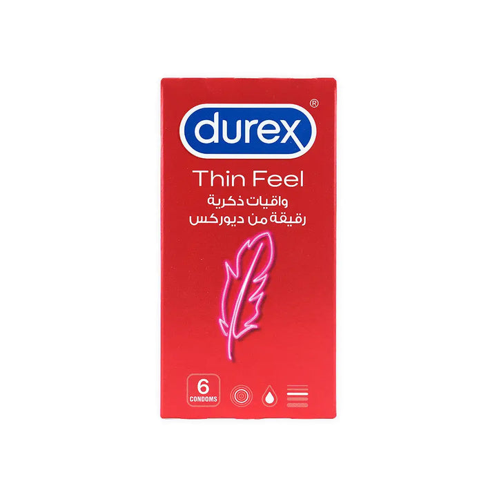 48765-Durex Condom Feel Thin 6 Pcs